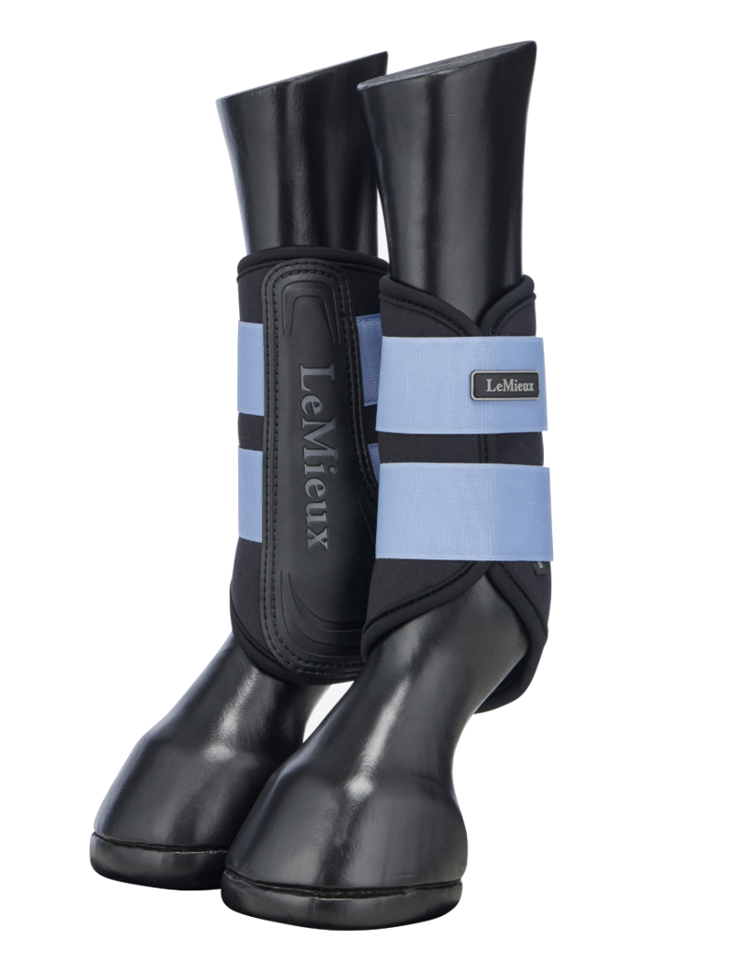 LeMieux Air-Tek Grafter Brushing Boots - Powder Blue-2
