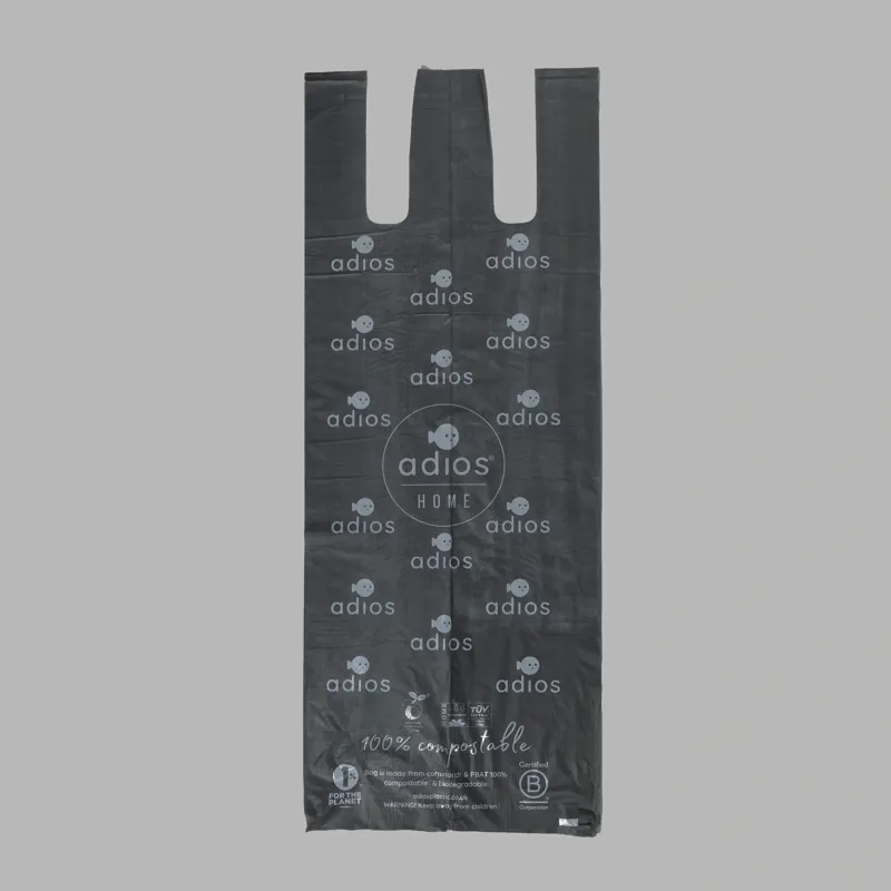 Adios Compostable Tie Handle 30L Bin Liners - Single Roll 20 Bags-3