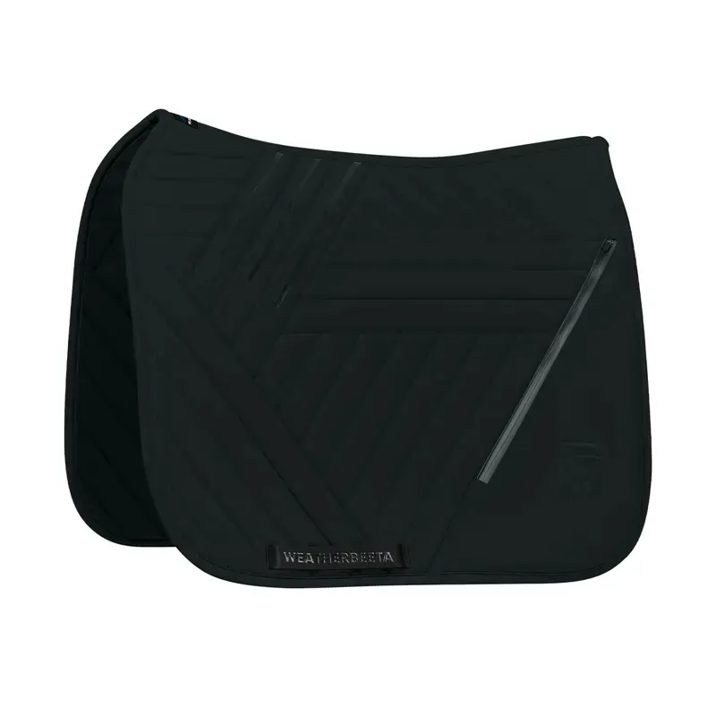WeatherBeeta Softshell Pro Grip Dressage Saddle Pad - Black-1