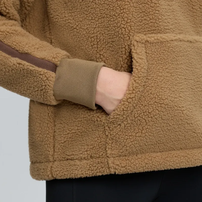 LeMieux Avery Teddy Quarter Zip Fleece - Caramel-5