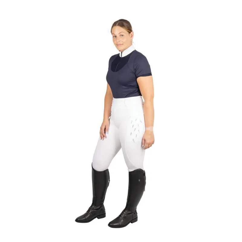Hy Equestrian Lennon Show Shirt - Navy-1
