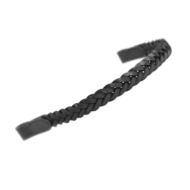 Shires Velociti GARA Plaited Browband - Black