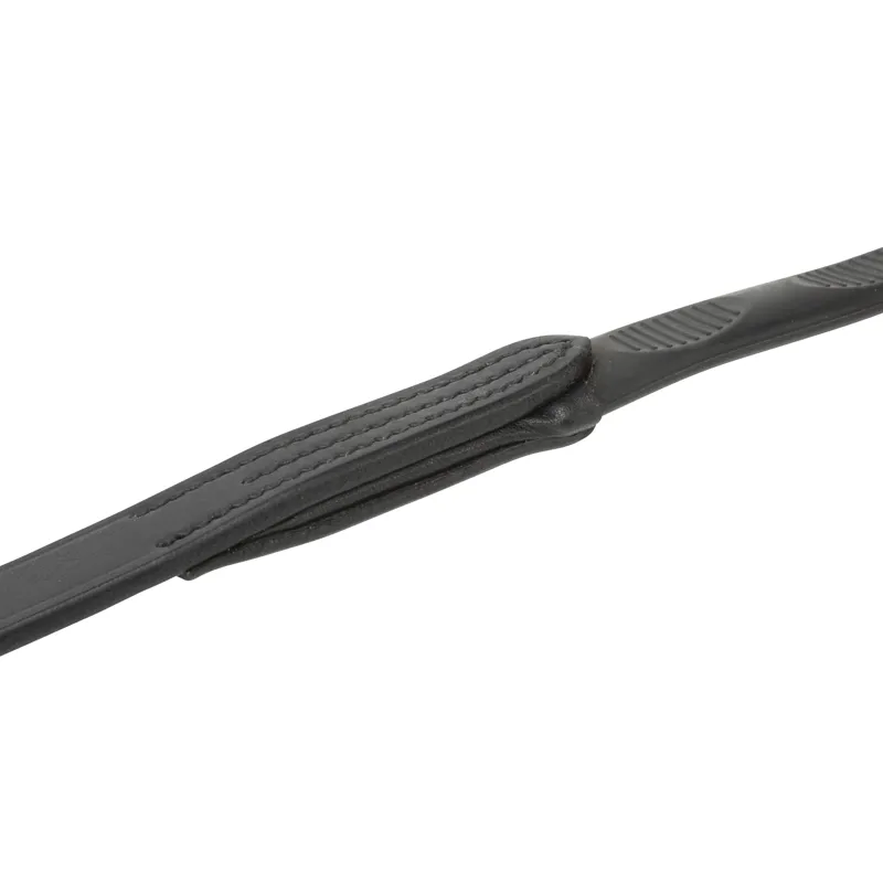 Shires Velociti GARA Pulse Grip Reins - Black-5