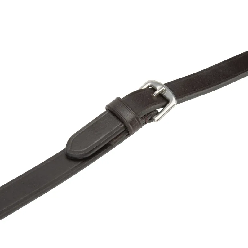 Shires Velociti GARA Pulse Grip Reins - Havana-5