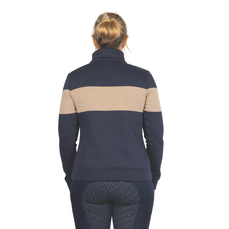 Hy Equestrian Elevate Style Sweatshirt - Navy/Fossil-1