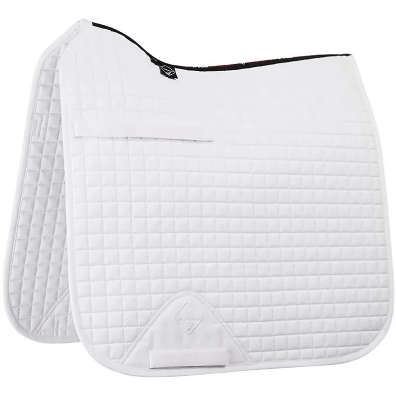 LeMieux Cotton Long Strap Dressage Square - White