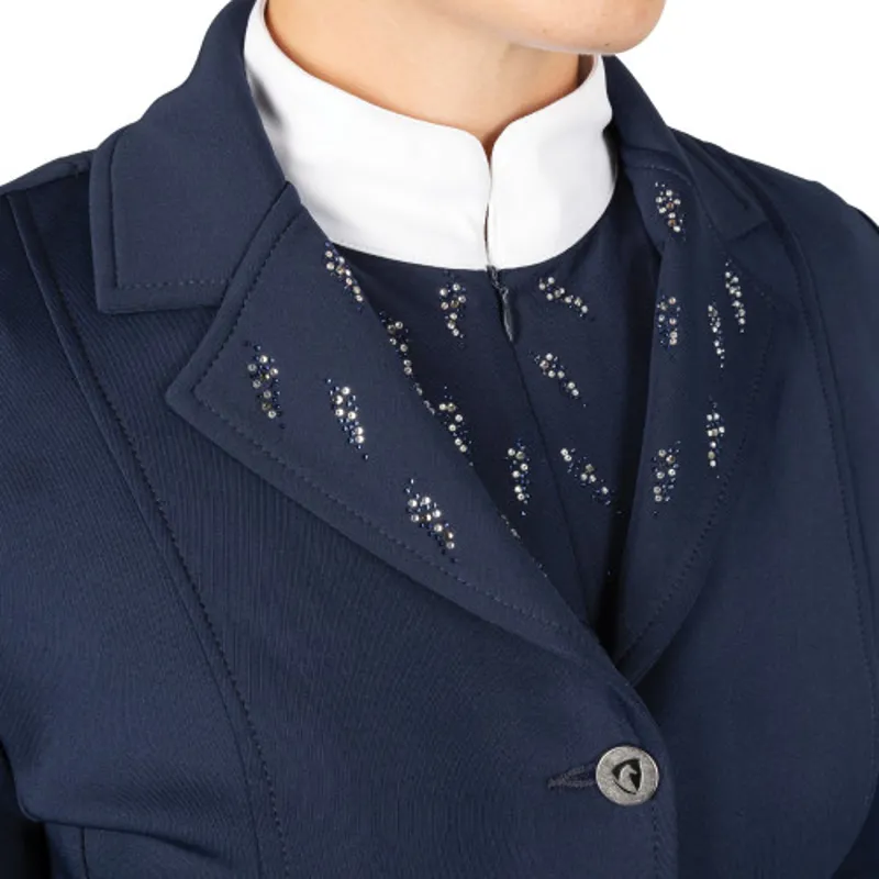 Hy Equestrian Roka Reign Show Jacket - Navy-2