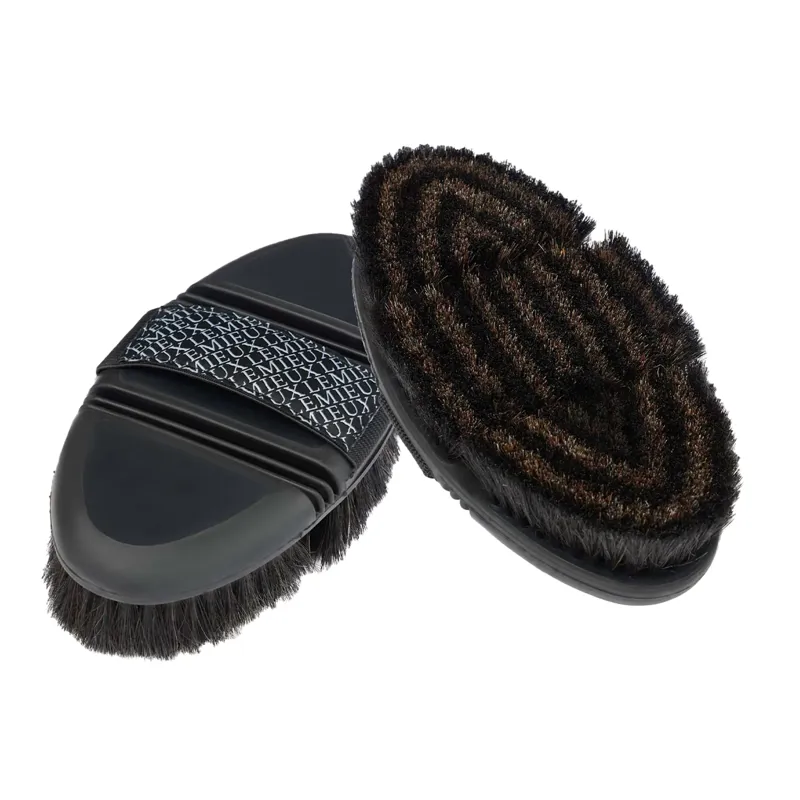 LeMieux Flexi Horse Hair Body Brush - Black