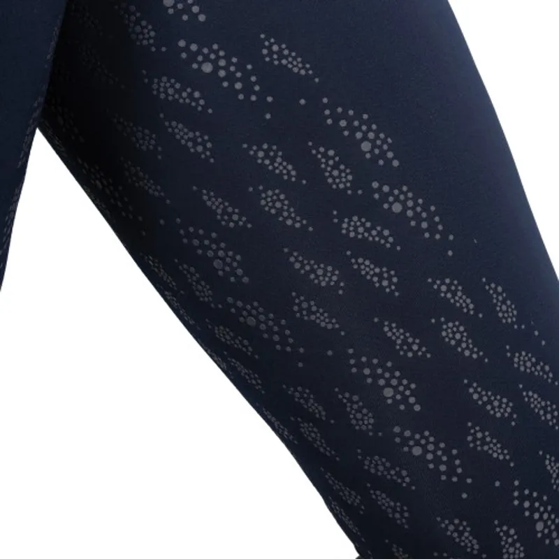 Hy Equestrian Roka Reign Riding Tights - Navy-3