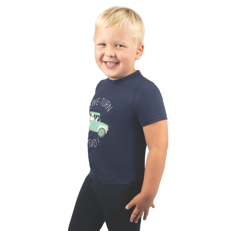 Ewe-Turn Ahead Collection T-Shirt By Little Knight - Navy-2