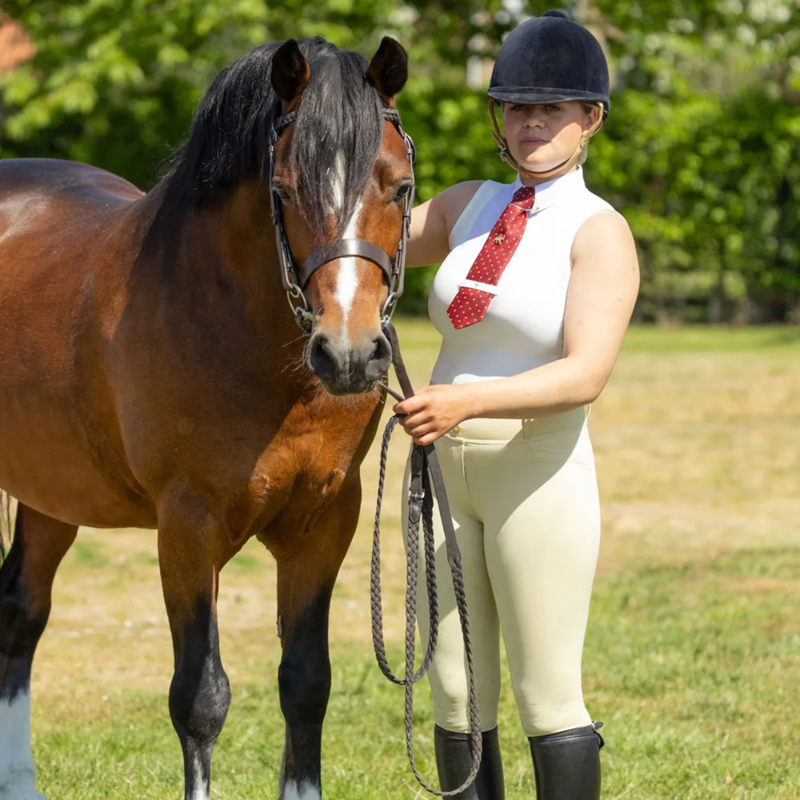 Supreme Products Sleeveless Champion Show Rider Competition Shirt - Cream/White