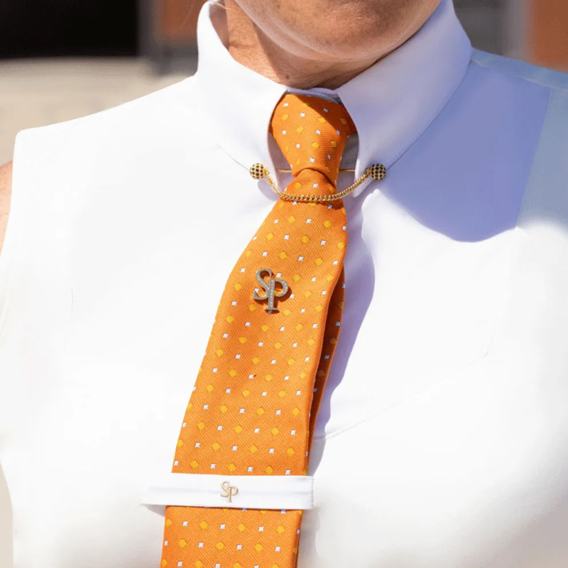 Supreme Products Sleeveless Champion Show Rider Competition Shirt - Cream/White-2