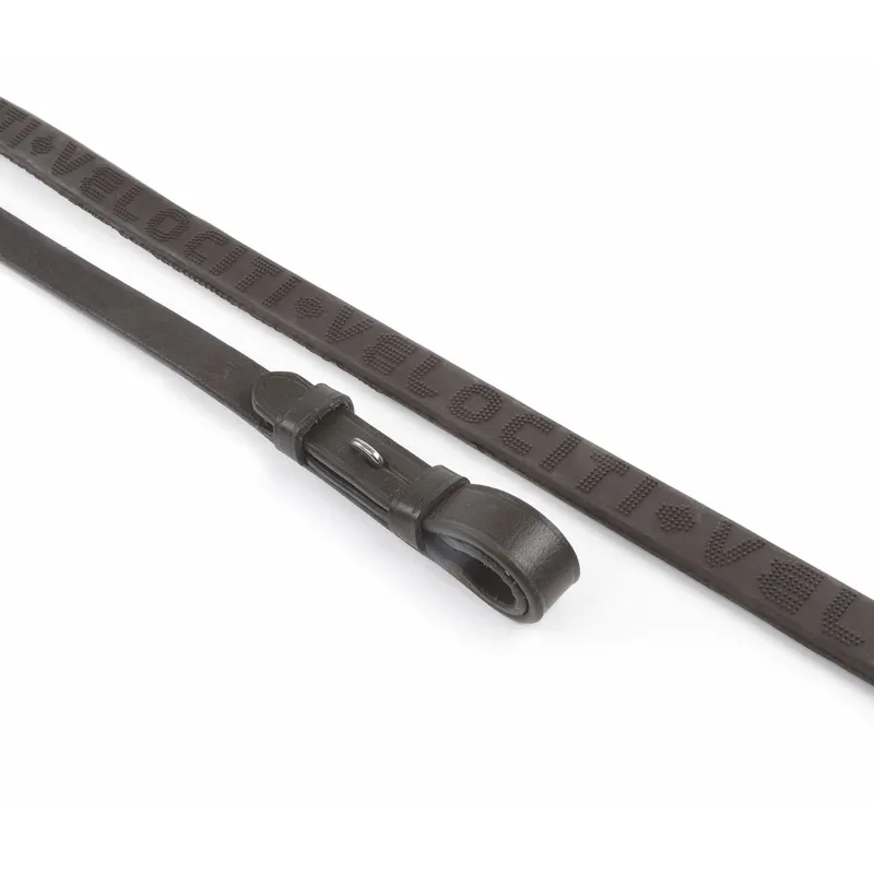 Shires Velociti RAPIDA Rubber Reins - Havana