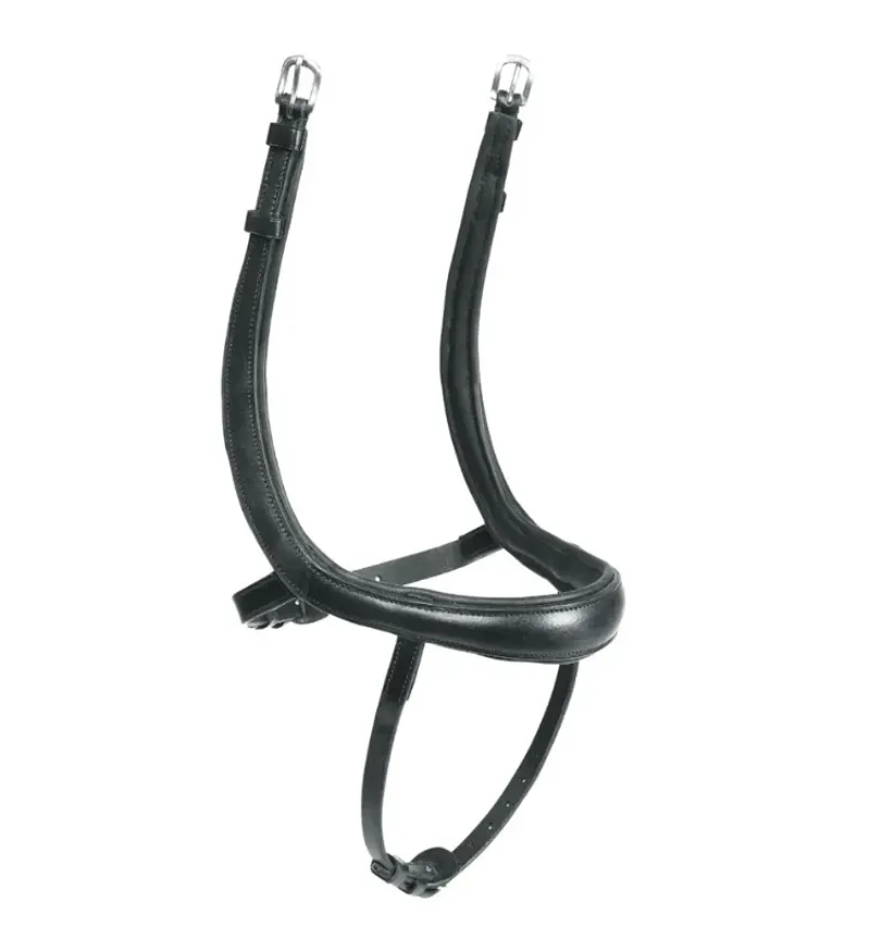 Shires Velociti RAPIDA Ergonomic Curved Flash Noseband - Black