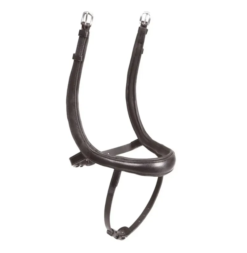 Shires Velociti RAPIDA Ergonomic Curved Flash Noseband - Havana