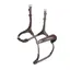 Shires Velociti RAPIDA Rolled Padded Cavesson Noseband - Havana