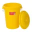 Red Gorilla 50L Storage Bin with Clip Lid - Yellow