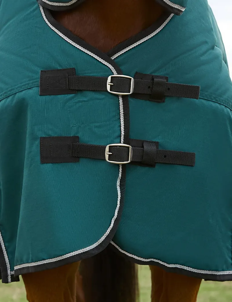 WeatherBeeta ComFiTec Classic 50g Turnout Combo Rug -  Forest Green/Black-2