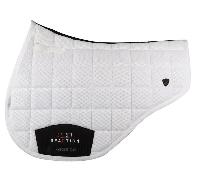 Hy Equestrian Pro Reaction 3D Mesh Saddle Pad - White