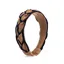 Waring Brooke Signature Plait Hairband - Tan/Navy