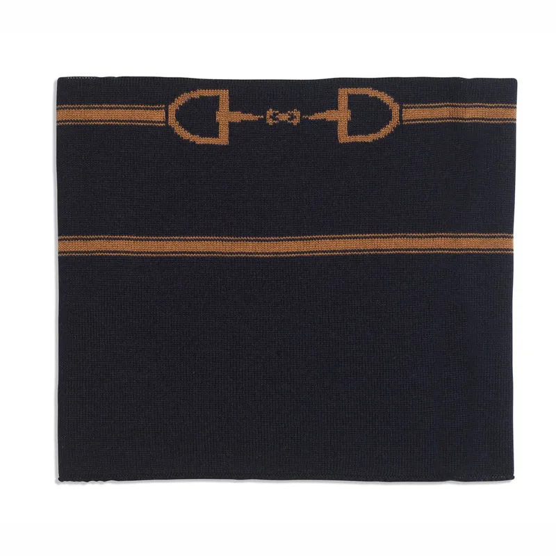 Waring Brooke Snaffle Headband/Snood - Navy-1