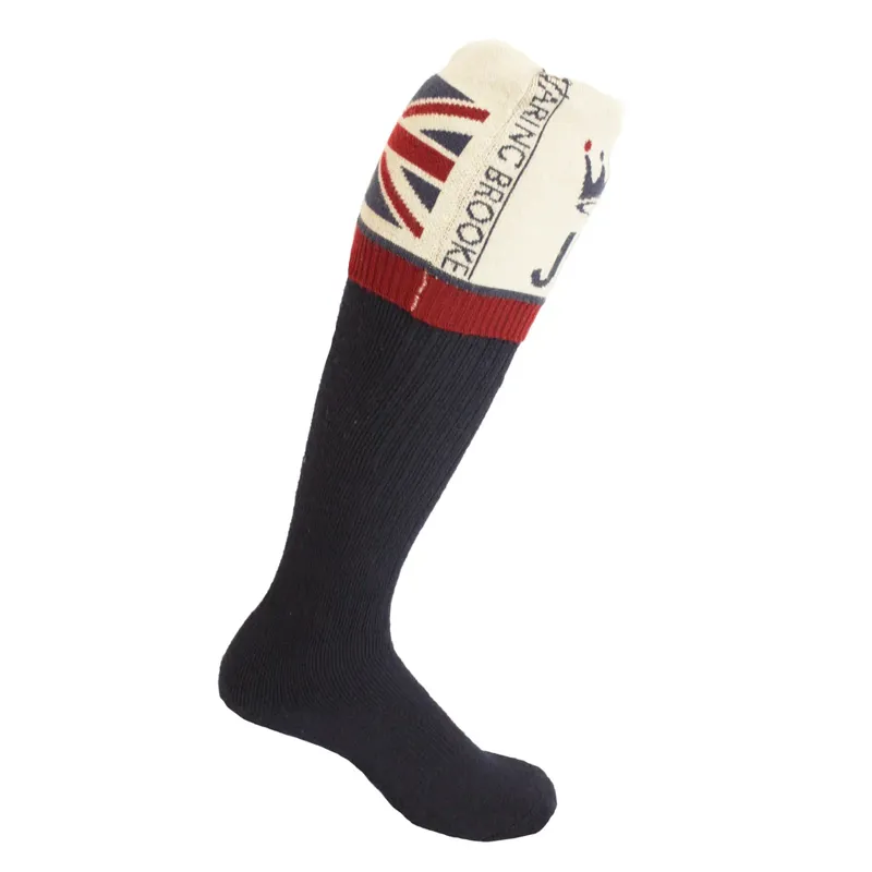 Waring Brooke Union Jack Socks - Navy-2
