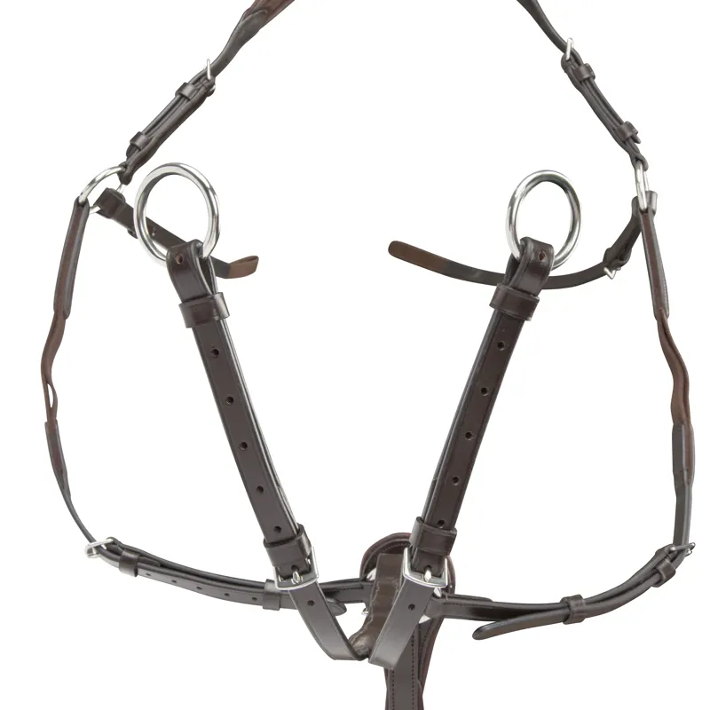 Shires Velociti Rapida Elastic Breastplate - Havana-2