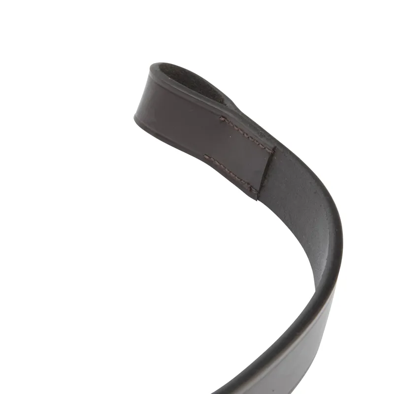 Shires Velociti Lusso Flat Browband - Havana-2