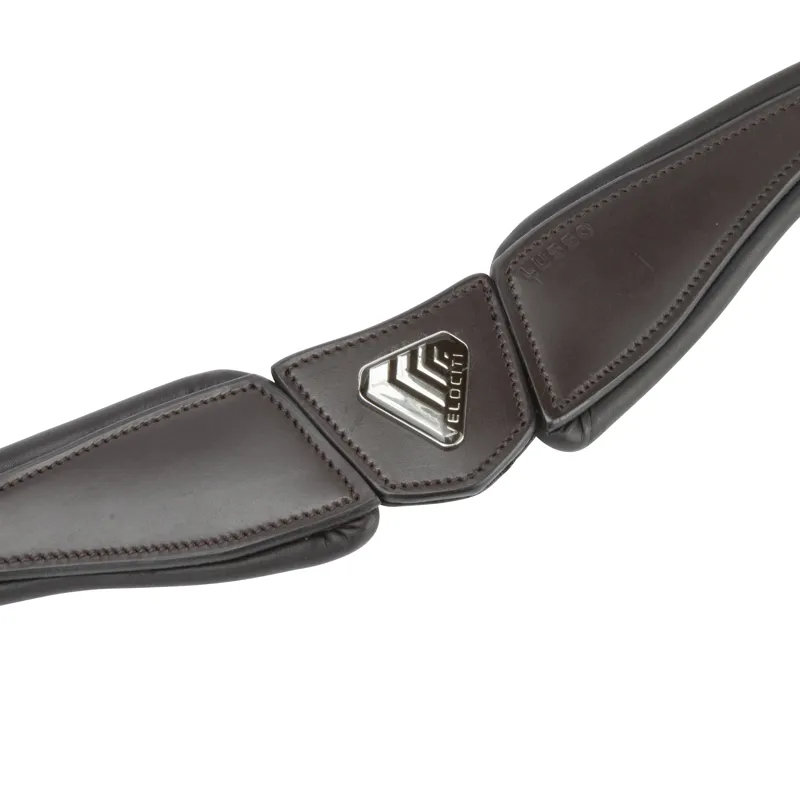 Shires Velociti Lusso Universal Headpiece - Havana-1