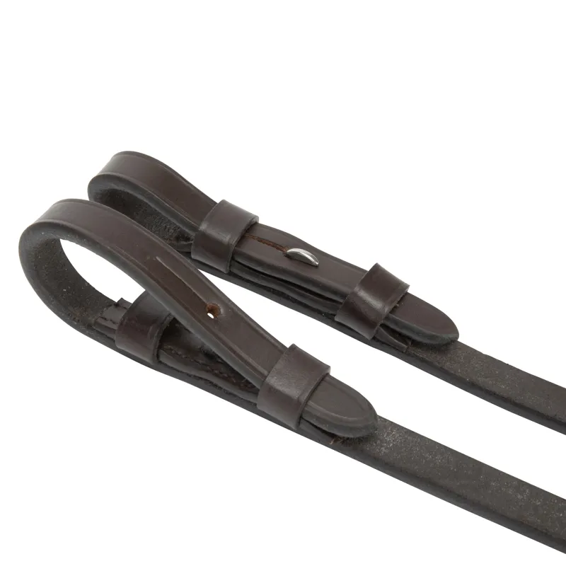 Shires Velociti Lusso Bridle Cheeks - Havana-2