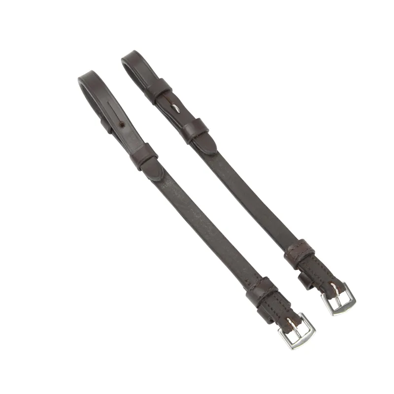 Shires Velociti Lusso Bridle Cheeks - Havana