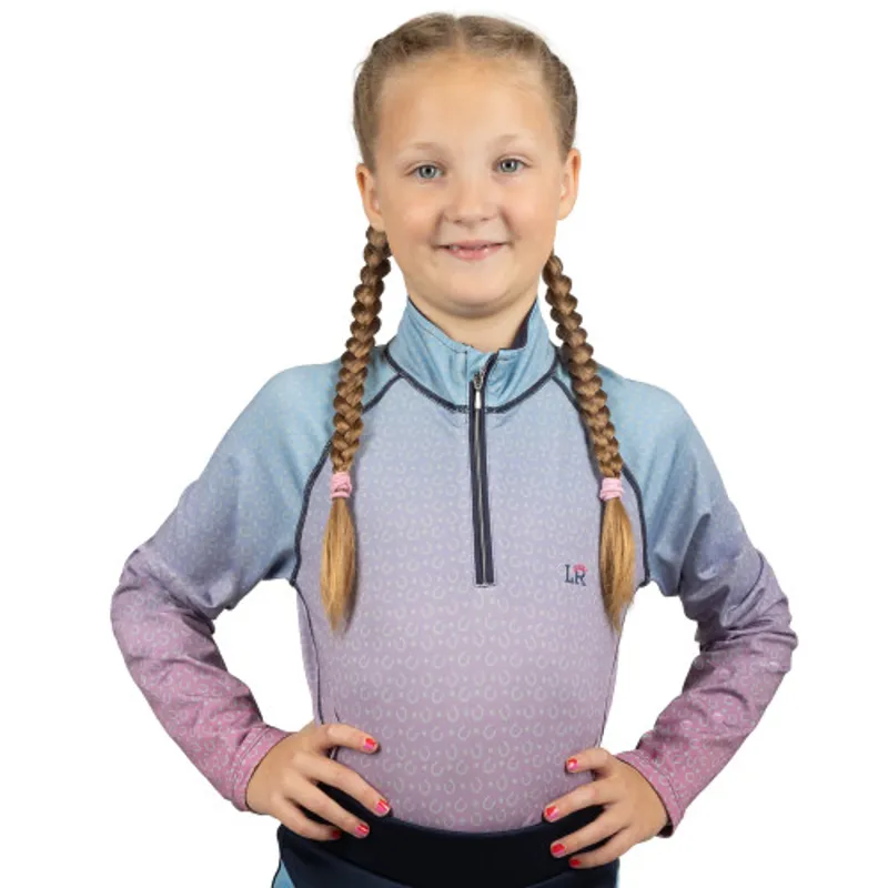 Lucky Star Base Layer By Little Rider - Navy/Pink