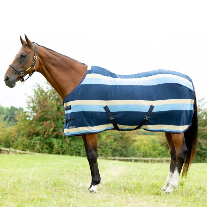 StormX Empra Newmarket Fleece Rug - Navy/Blue/Beige