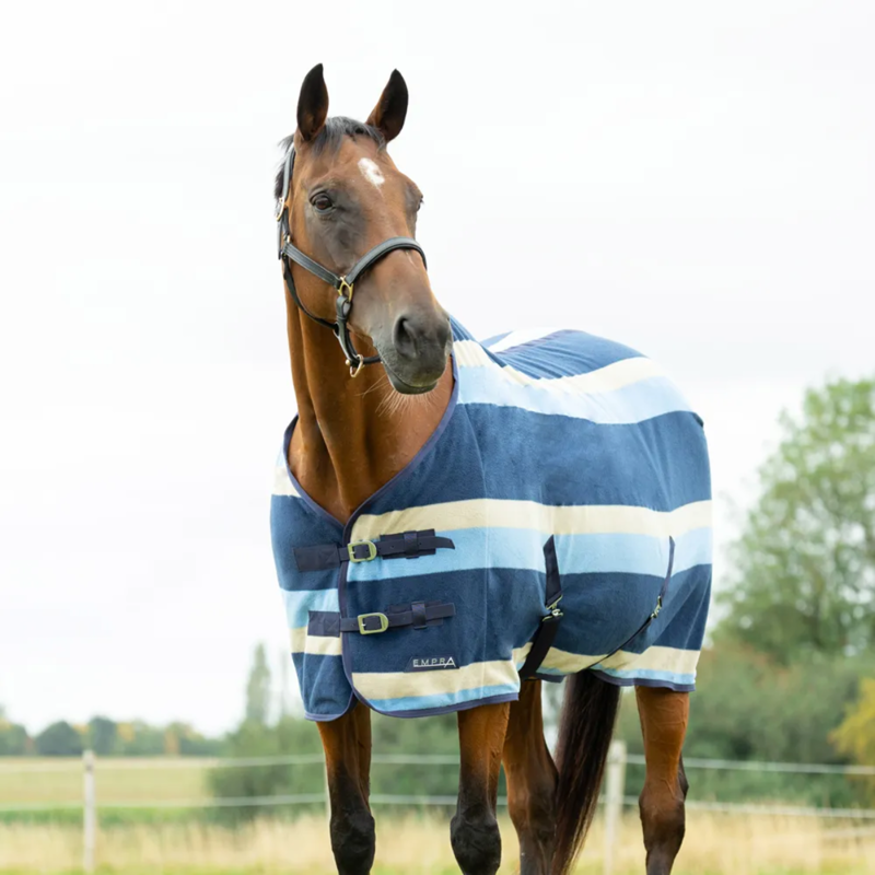 StormX Empra Newmarket Fleece Rug - Navy/Blue/Beige-1