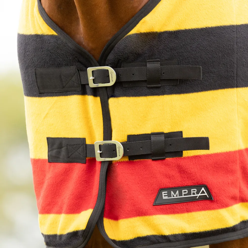 StormX Empra Newmarket Fleece Rug - Yellow/Red/Black-2