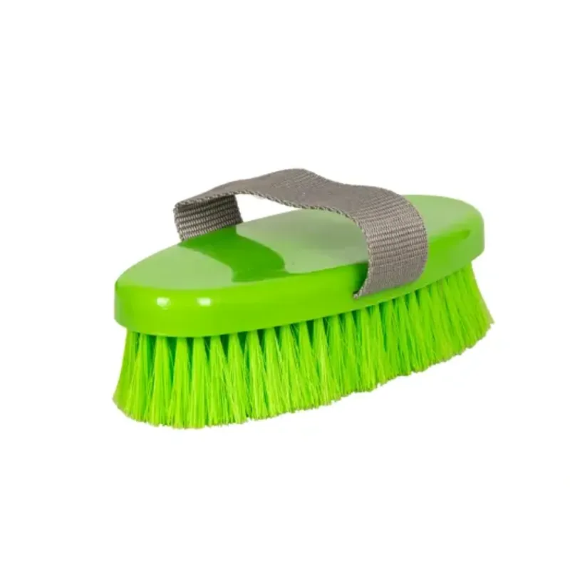 Hy Equestrian ProGroom Vivid Body Brush - Green