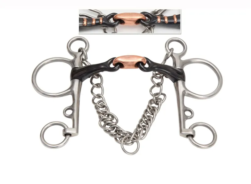 Shires Sweet Iron Double Jointed Pelham Bit