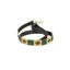 Benji and Flo Sublime Polo Leather Dog Lead - Green/Gold 