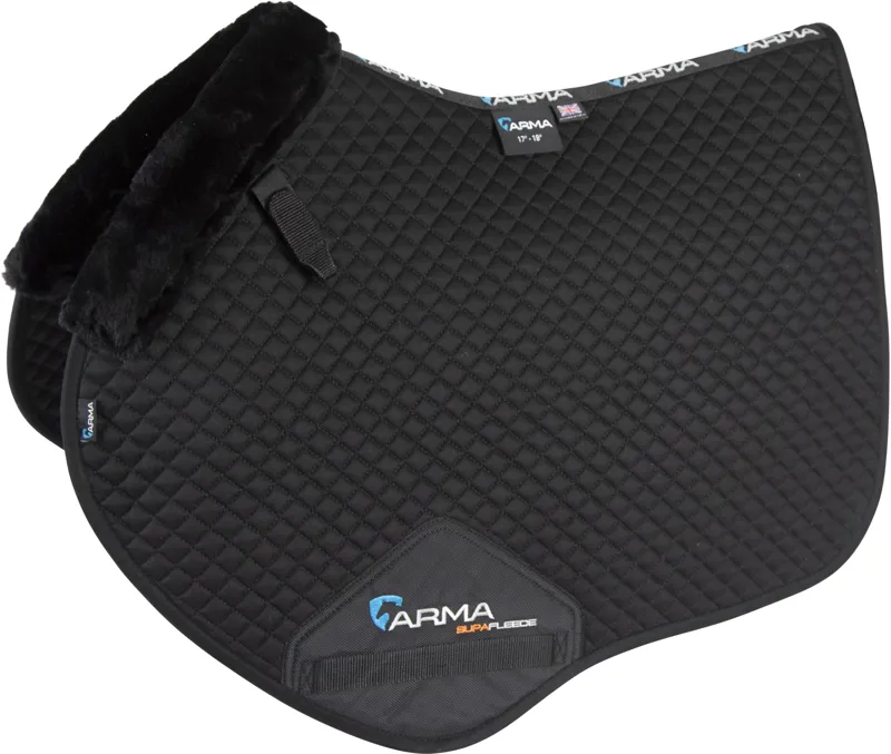 Shires ARMA SupaFleece Jump Saddlecloth - Black