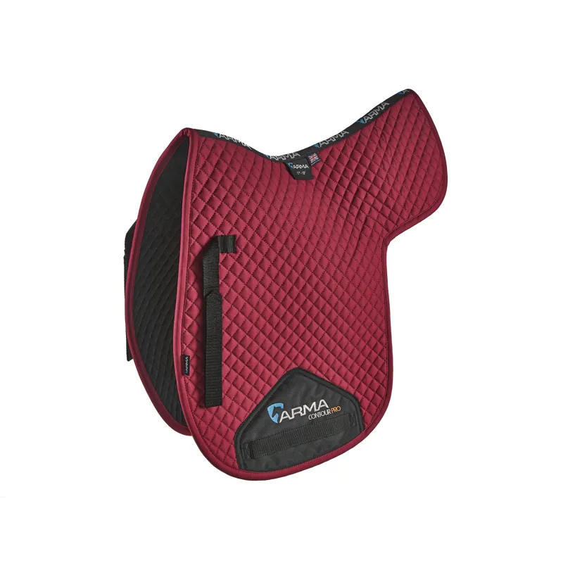 Shires ARMA Numnah - Raspberry