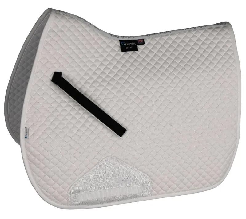 Shires ARMA Saddlecloth - White