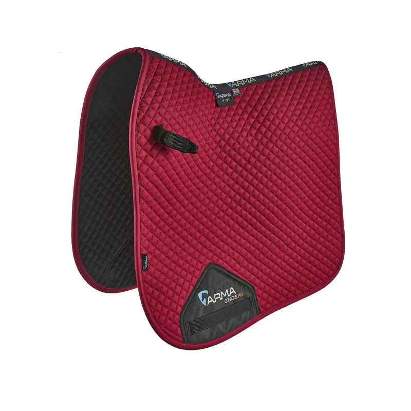 Shires ARMA Dressage Saddlecloth - Raspberry