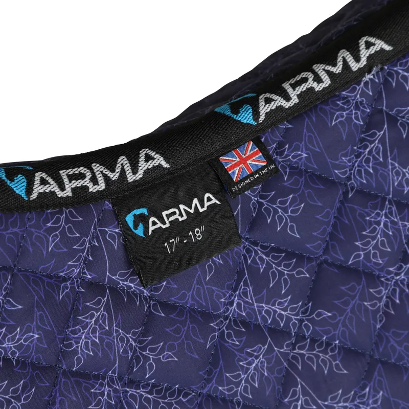 Shires ARMA Sport XC Saddlecloth - Lavender Leaf-1