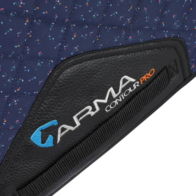 Shires ARMA Sport XC Saddlecloth - Navy Disty-3