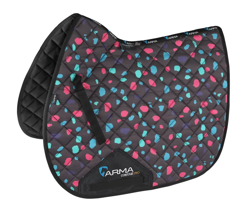 Shires ARMA Sport XC Saddlecloth - Pink Spot