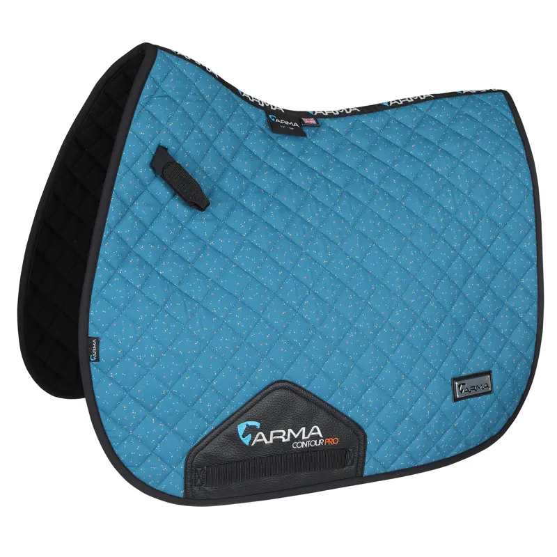 Shires ARMA Sport XC Saddlecloth - Teal Ditsy
