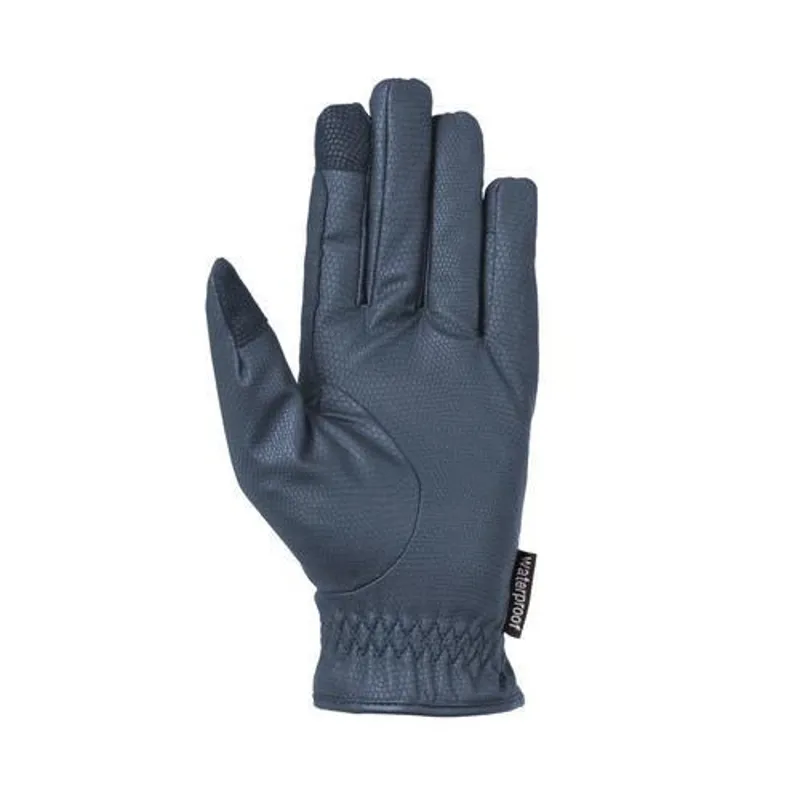 Hy Equestrian Elevate Hydro-Repel Thinsulate Riding Gloves - Navy-1
