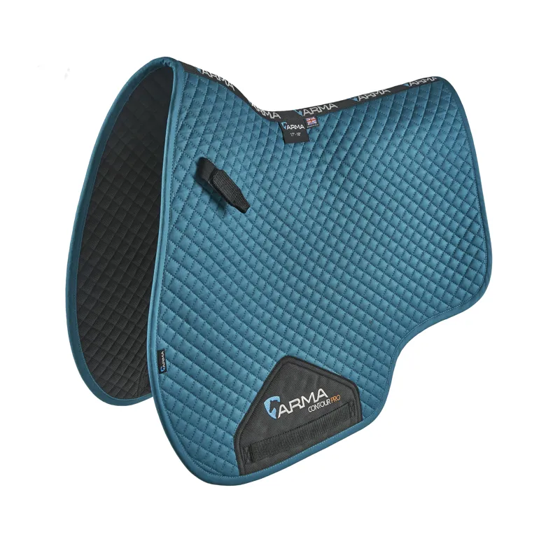 Shires ARMA Euro Cut Saddlecloth - Ocean Blue