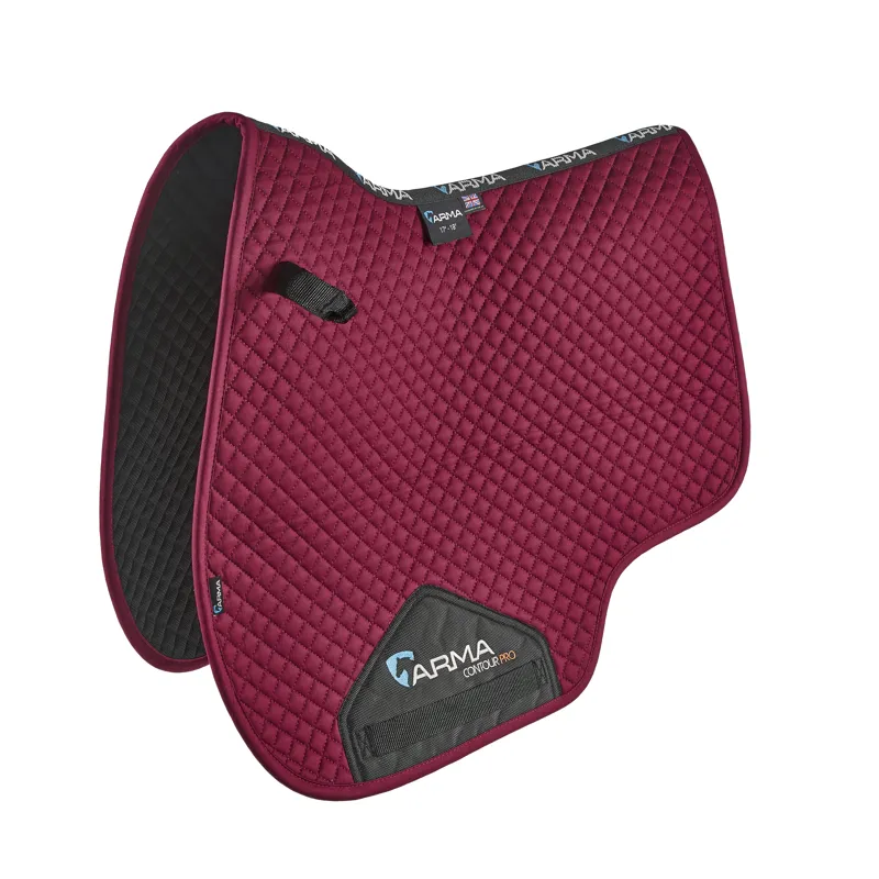 Shires ARMA Euro Cut Saddlecloth - Raspberry