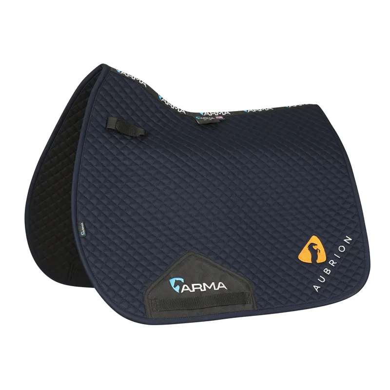 Shires Aubrion Branded GP Saddlecloth - Navy